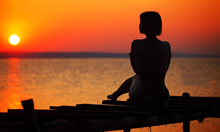 Sitting on a Dock