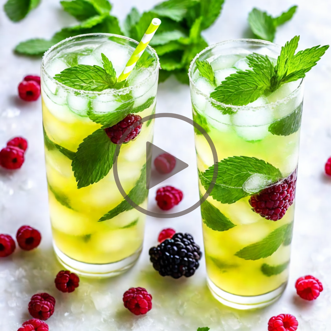 Mint Tea with play button